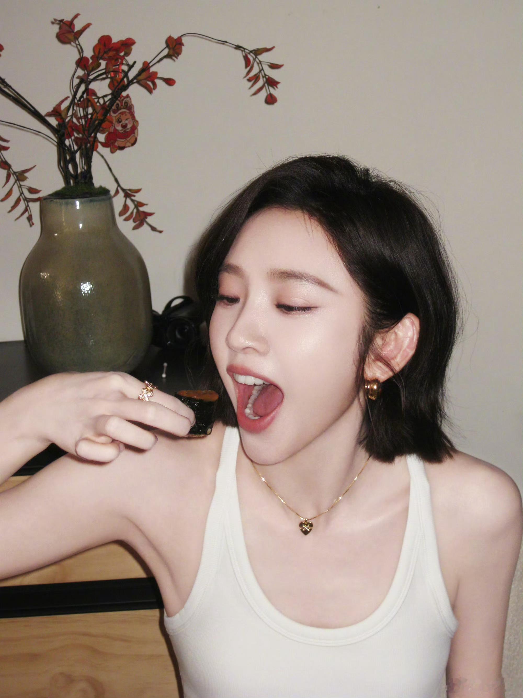 原来是给老婆做的饭，还挺甜