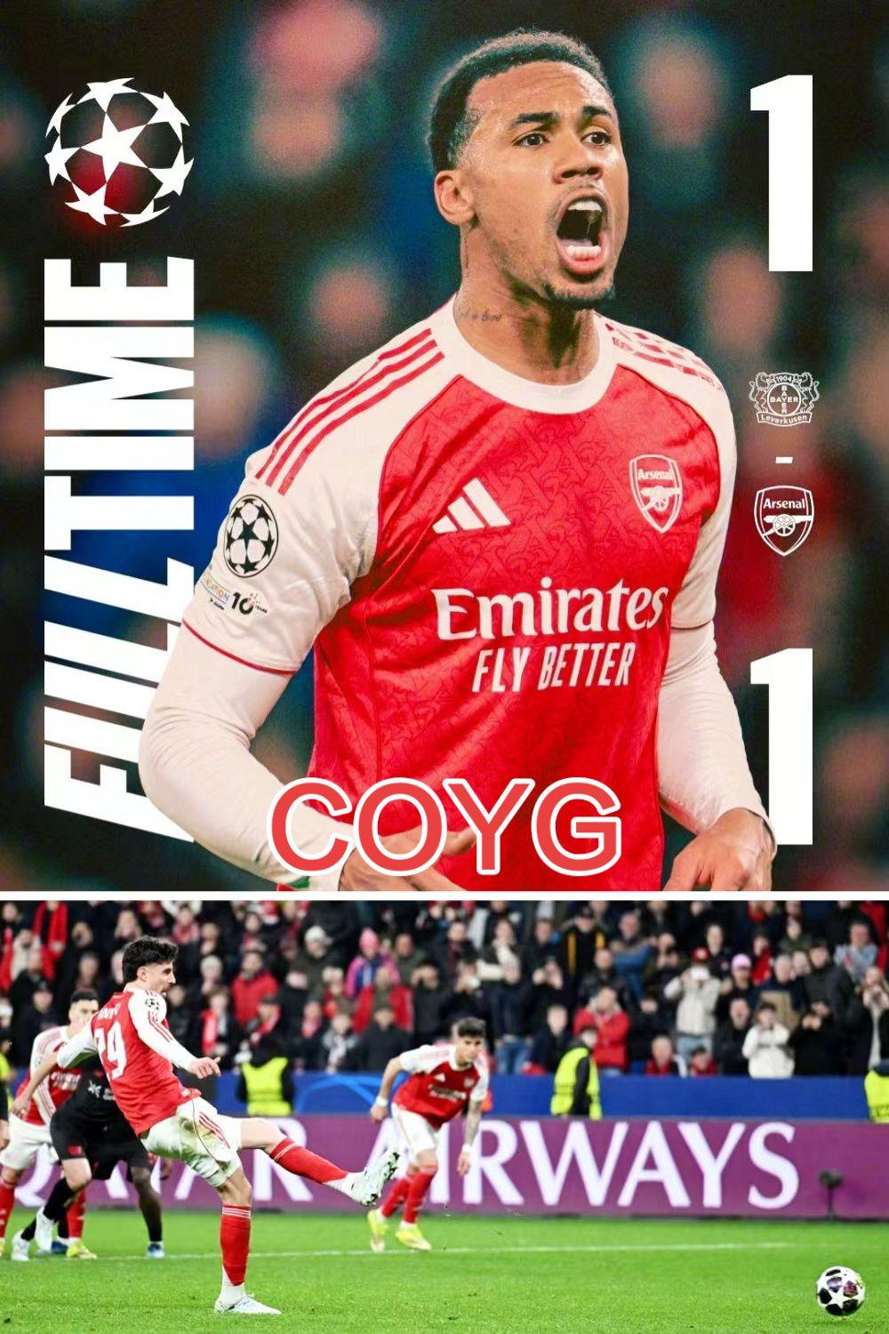 哈弗茨89分钟点球将比分扳平。本场比赛踢得不好，不想去单独批评某一个人，而是铺