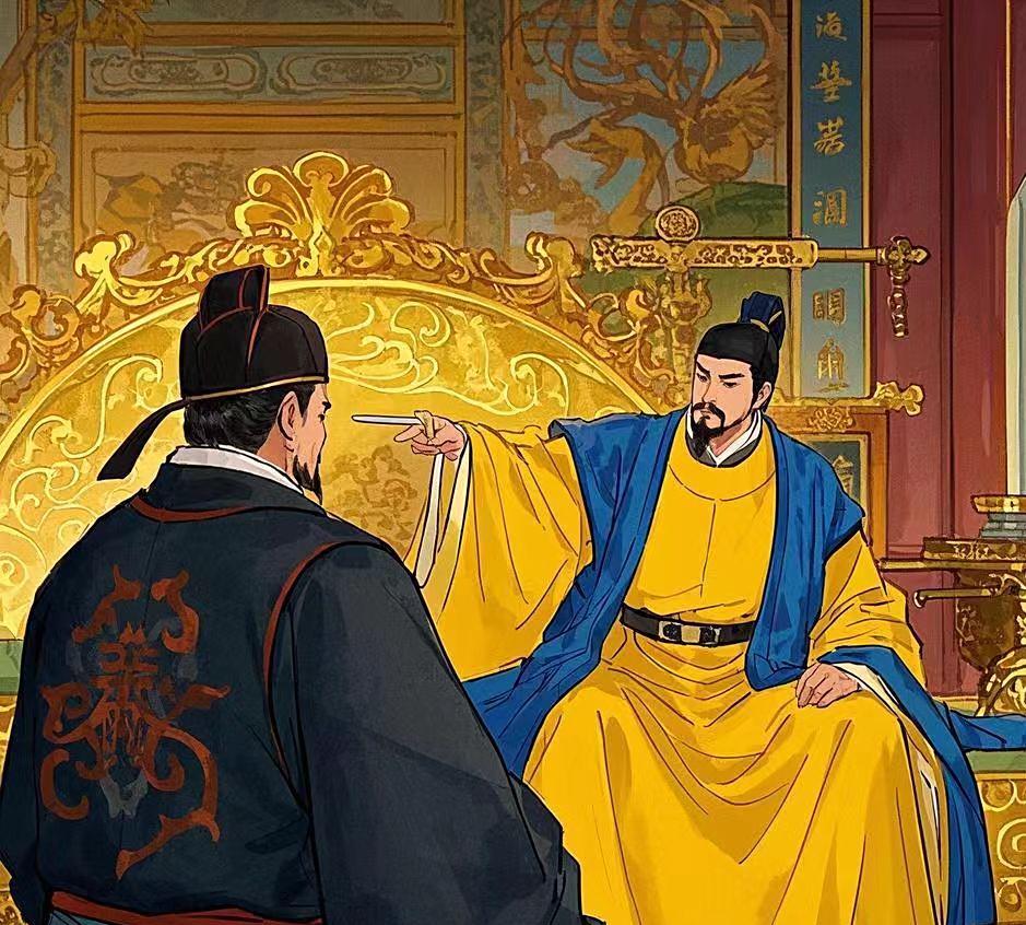 一日，李世民神色匆匆来找长孙皇后，一见面就拽着她往内室走，长孙皇后一脸羞涩的说：