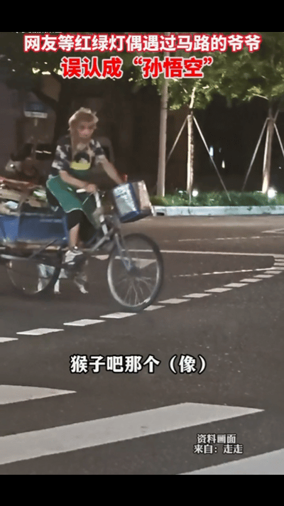 这也太像了吧！上海，一女子等路灯时，突然看到小狗跟着主人过马路，可很快女子就把注
