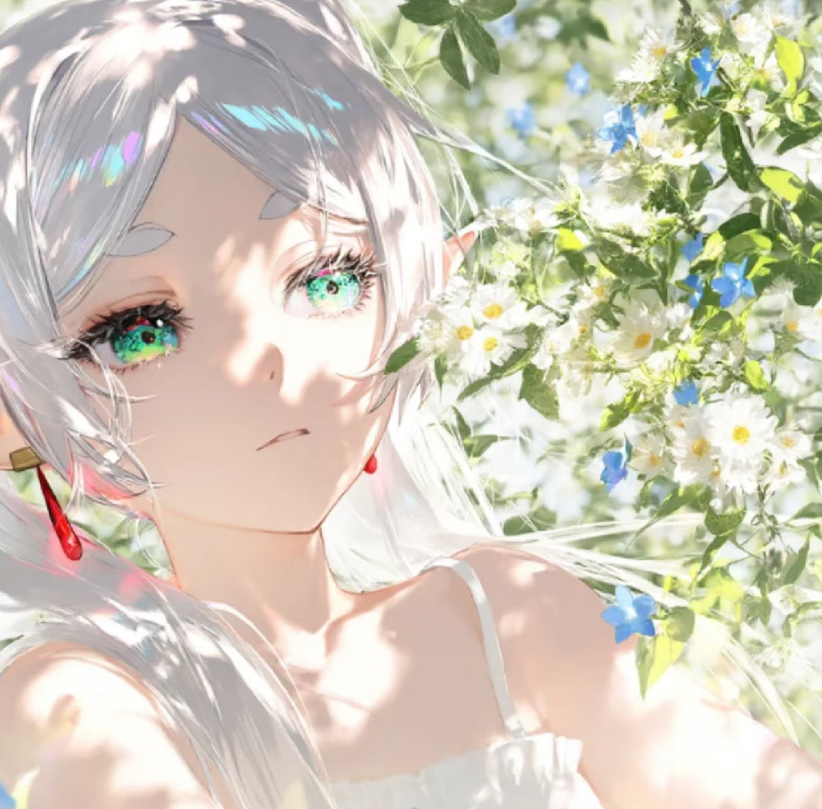 这一刻我被她的眼睛征服了✨爱了呀✨2025动漫嘉年华动漫点评团海外动漫名场面葬送