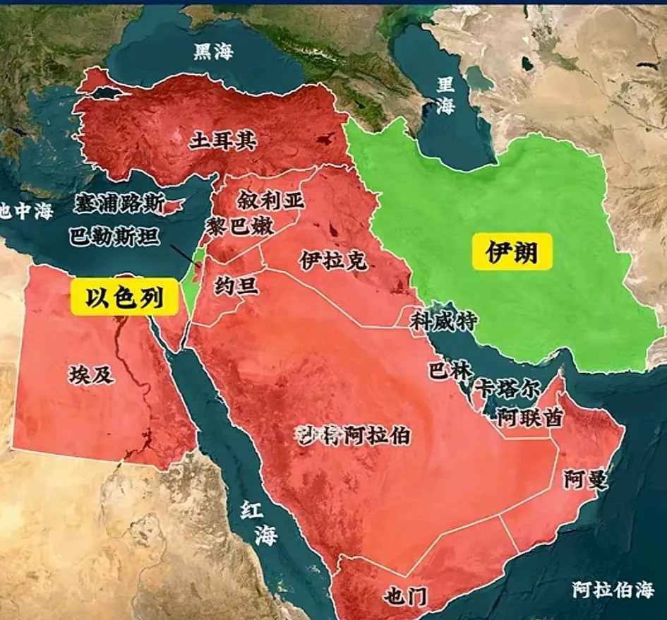 以色列揍遍中东没输过什么？！中东17个国家，竟然都被以色