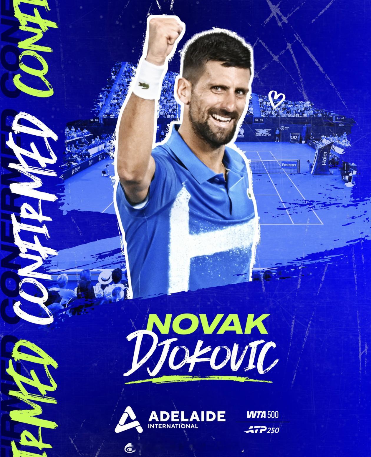 德约科维奇将参加2026阿德莱德赛🔥网球talking大会网球德约科维奇ATP