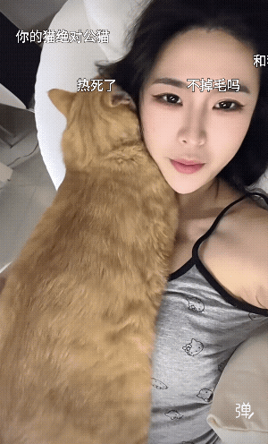 我家的橘猫也是这样粘着我，抱它我就跟抱崽一样![大笑]
