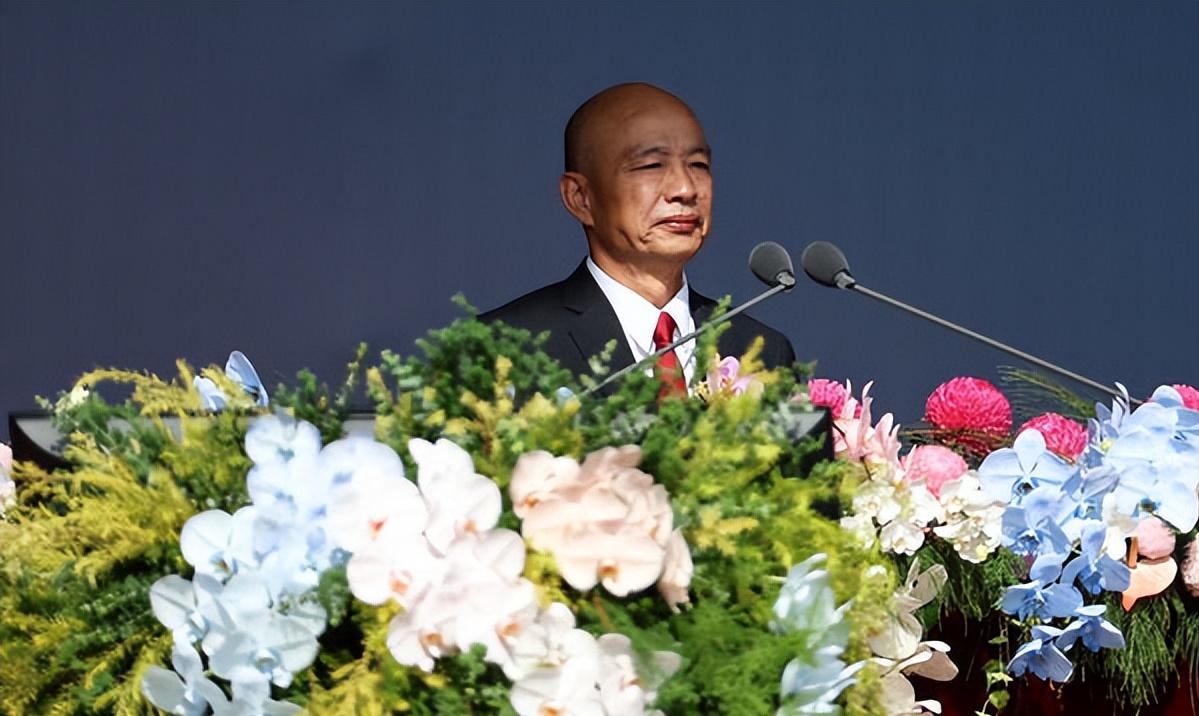 韩国瑜脱稿批台湾“假民主”　赖清德办公室呛：有失格局台湾双10大会今天登场，身