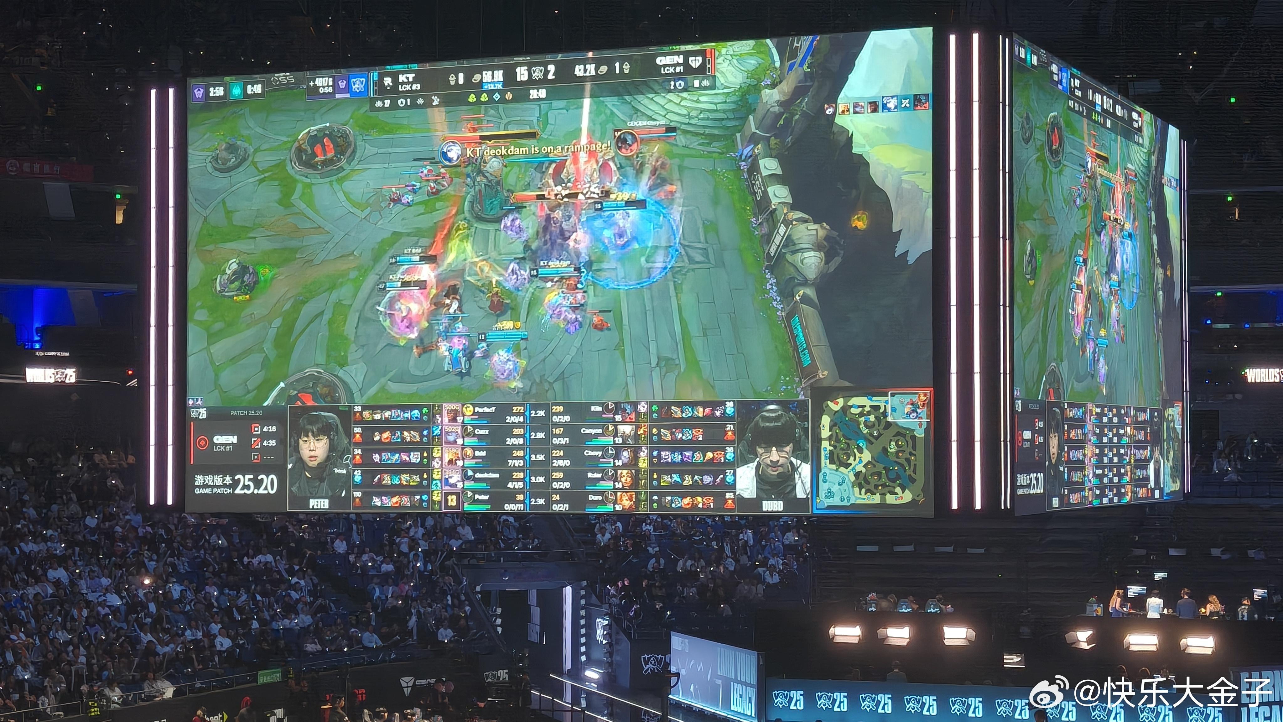 kt翻中翻中翻KT2-1再赢一局，现场响起呼喊“KT!KT!”普遍看好G