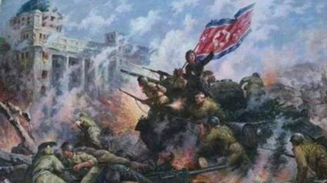 抗美援朝# 1950年6月25日，在斯大林的默许下，北韩人民军越过三八线，向南韩发动突然进攻，韩战爆发