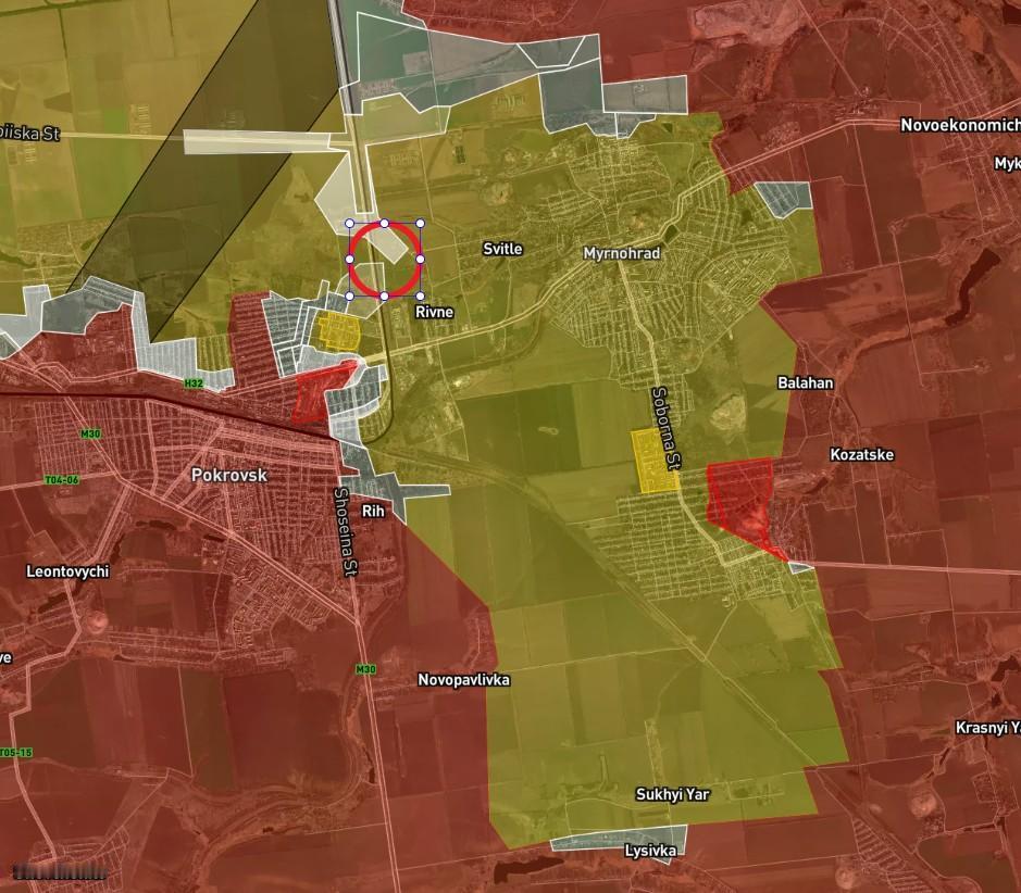 合围完成，俄罗斯距离胜利仅剩一步之遥！红军城战局在红军城方向，俄军自罗金斯克