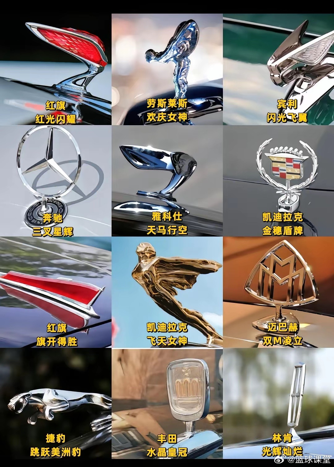 豪车的车标都这么个性？