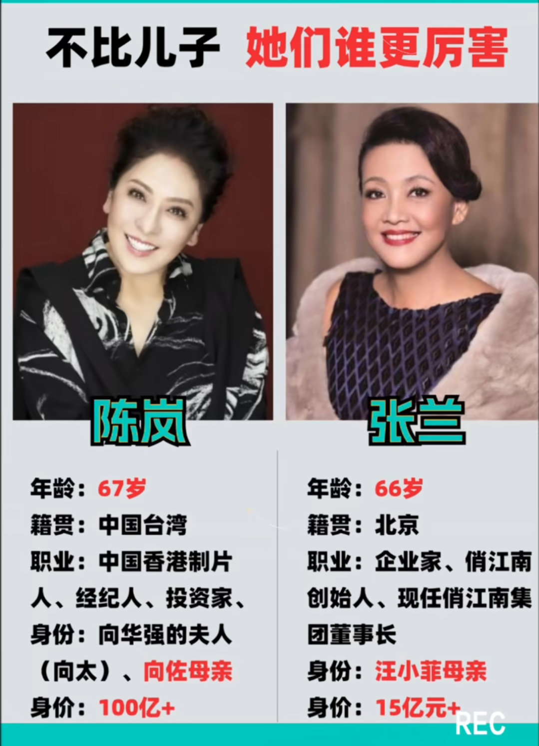 不比儿子老公，她俩谁最厉害啊？​​​