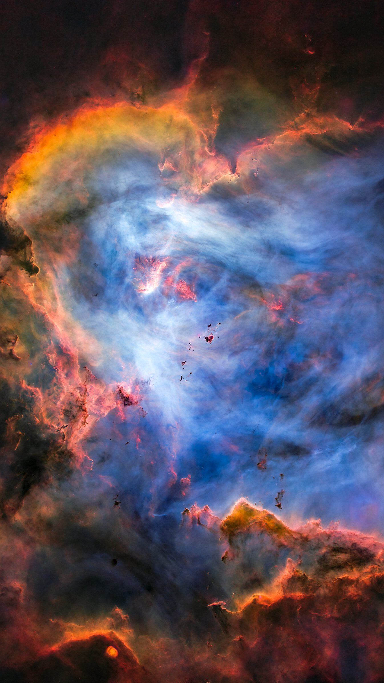 一组《挽救计划》片尾星空背景的手机壁纸bykoreanoli