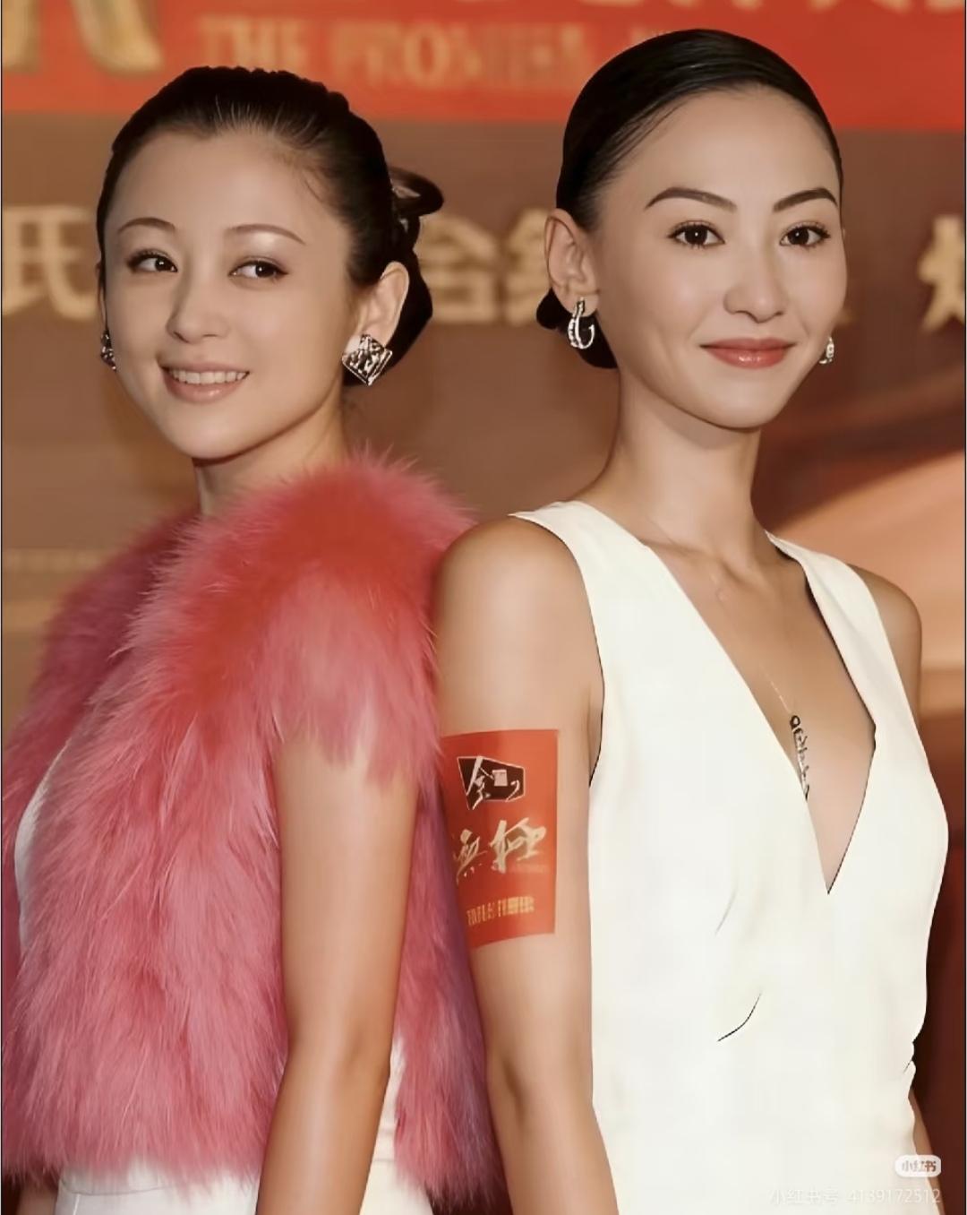 很多人看过陈红和张柏芝二美的同框画面后，看到多数人说张柏芝的颜值压过了陈红，其实