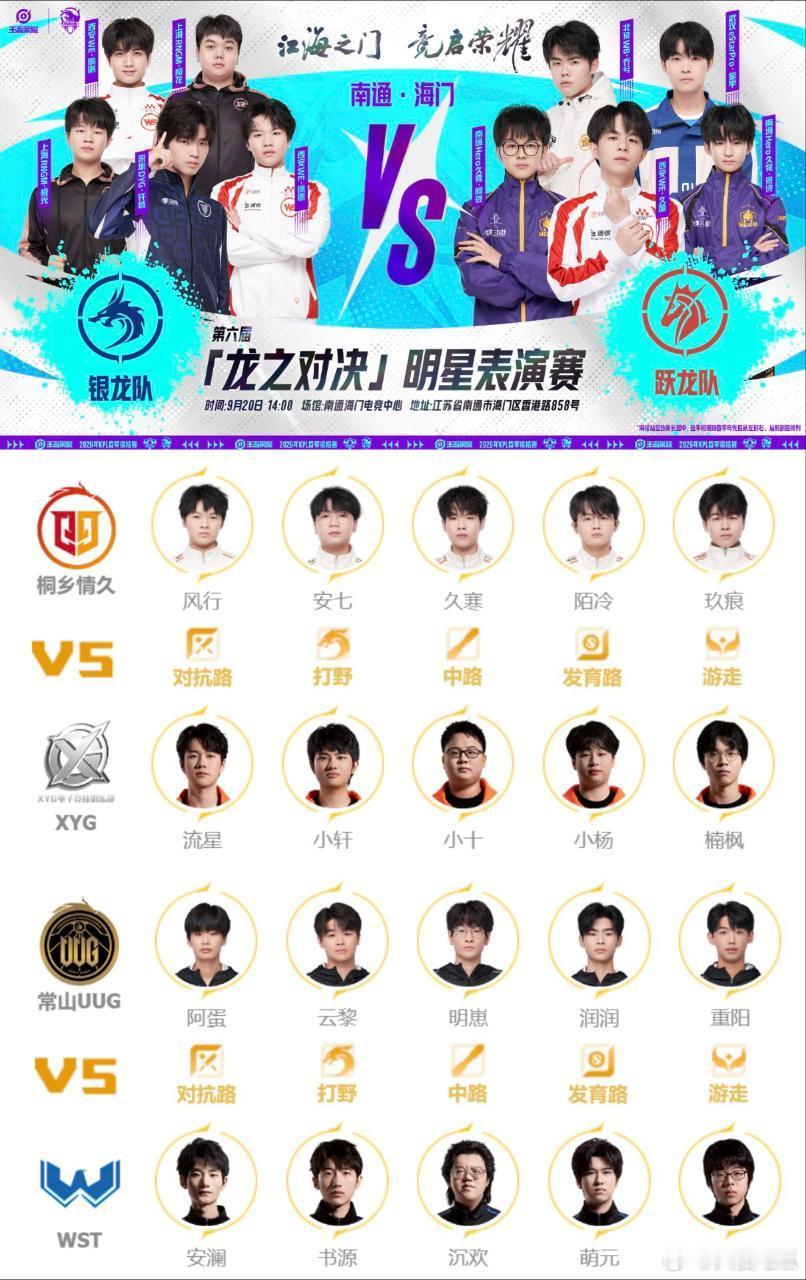 KPL席位赛首发名单​​​