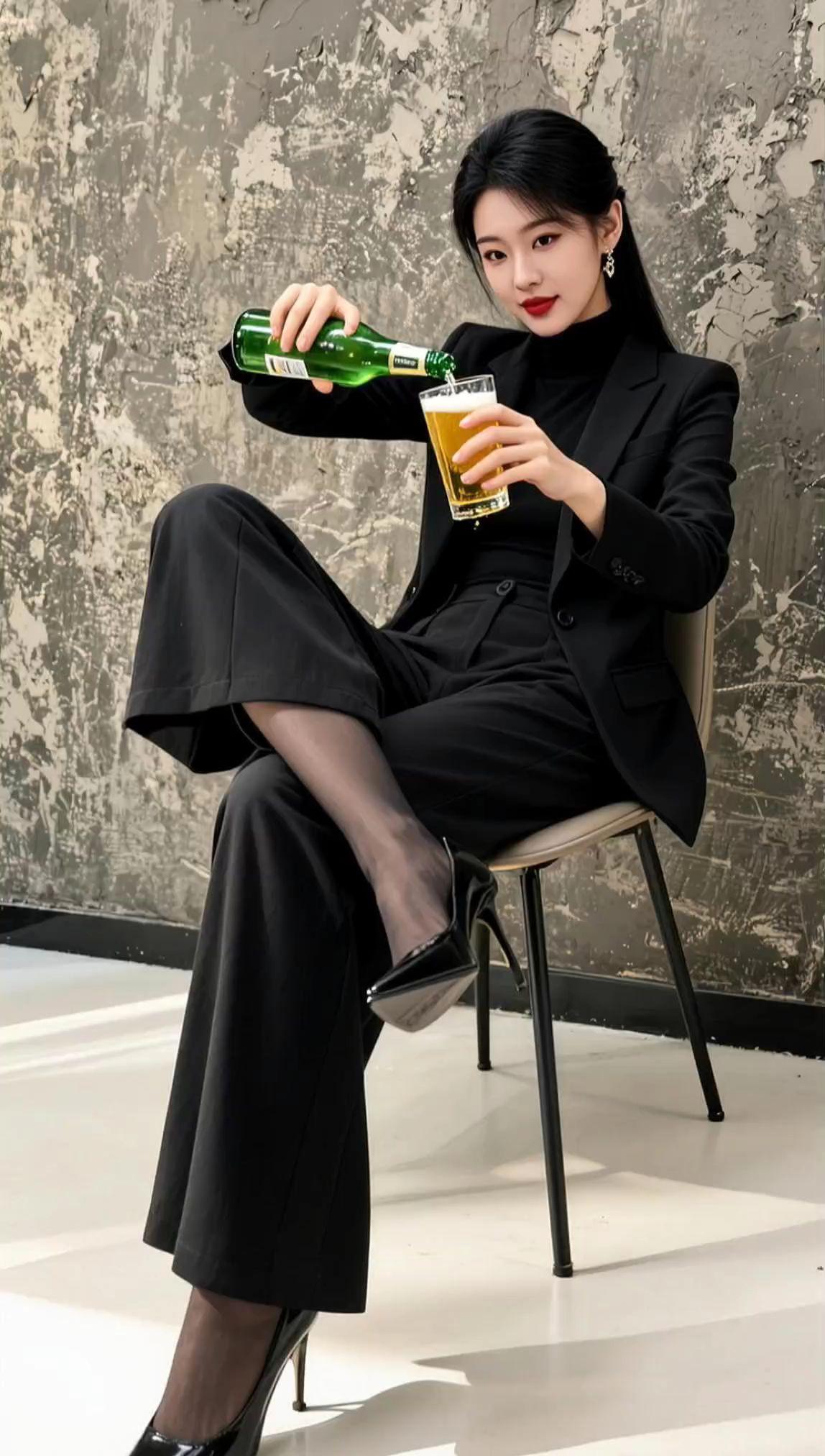 来一杯吧～我请你～御姐