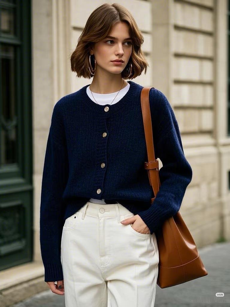 冬季藏蓝色如何穿得好看又显贵？只要掌握这三点，日常也能穿出质感高级的造型。一