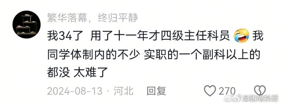 这就是普通人在体制内的晋升现状，扎心了！​​​​