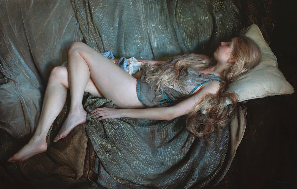 俄罗斯画家谢尔盖·马什尼科夫SergeMarshennikov的人物油画作品艺