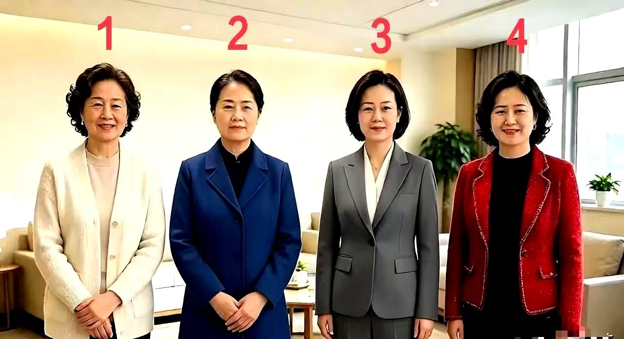 刷到一张图，四位大姐排排站，题目一句“55岁了，挑谁做老婆？”有人点名二号，说脸