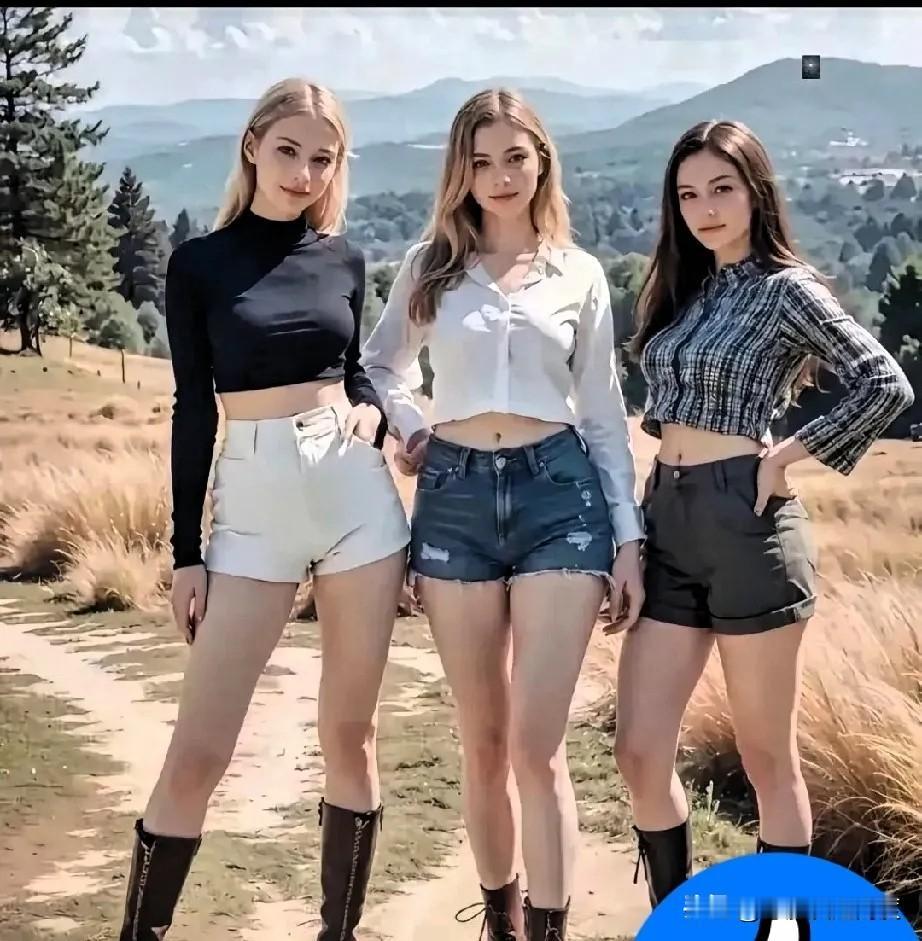 大家来评评看，这三位乌克兰姑娘，你们觉得谁最好看？三位都挺养眼的，个子高挑，