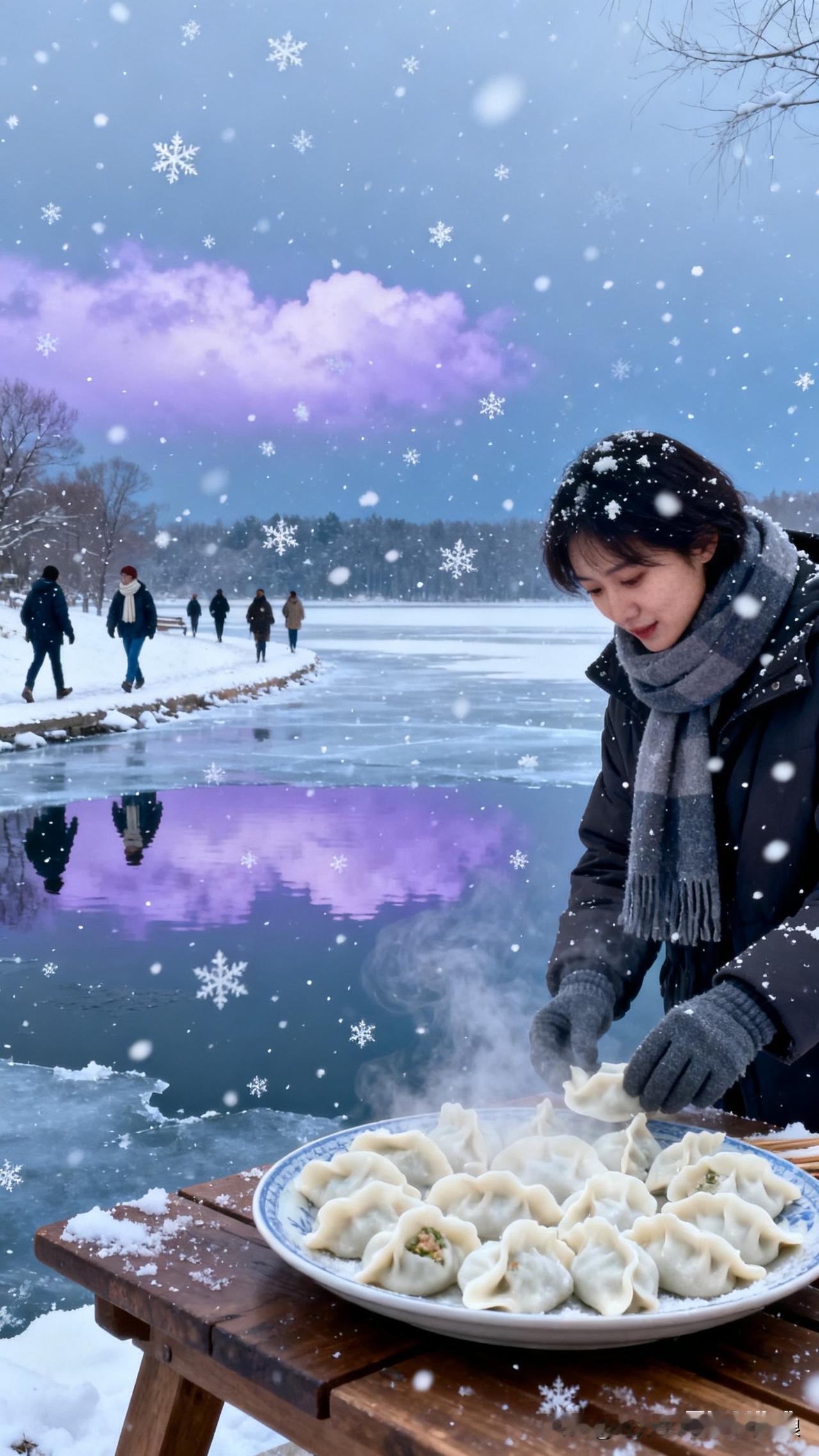 1. 河南立冬不一般，饺子端碗冻耳不沾边​2. 羊肉白菜馅里藏，百财暖身福寿