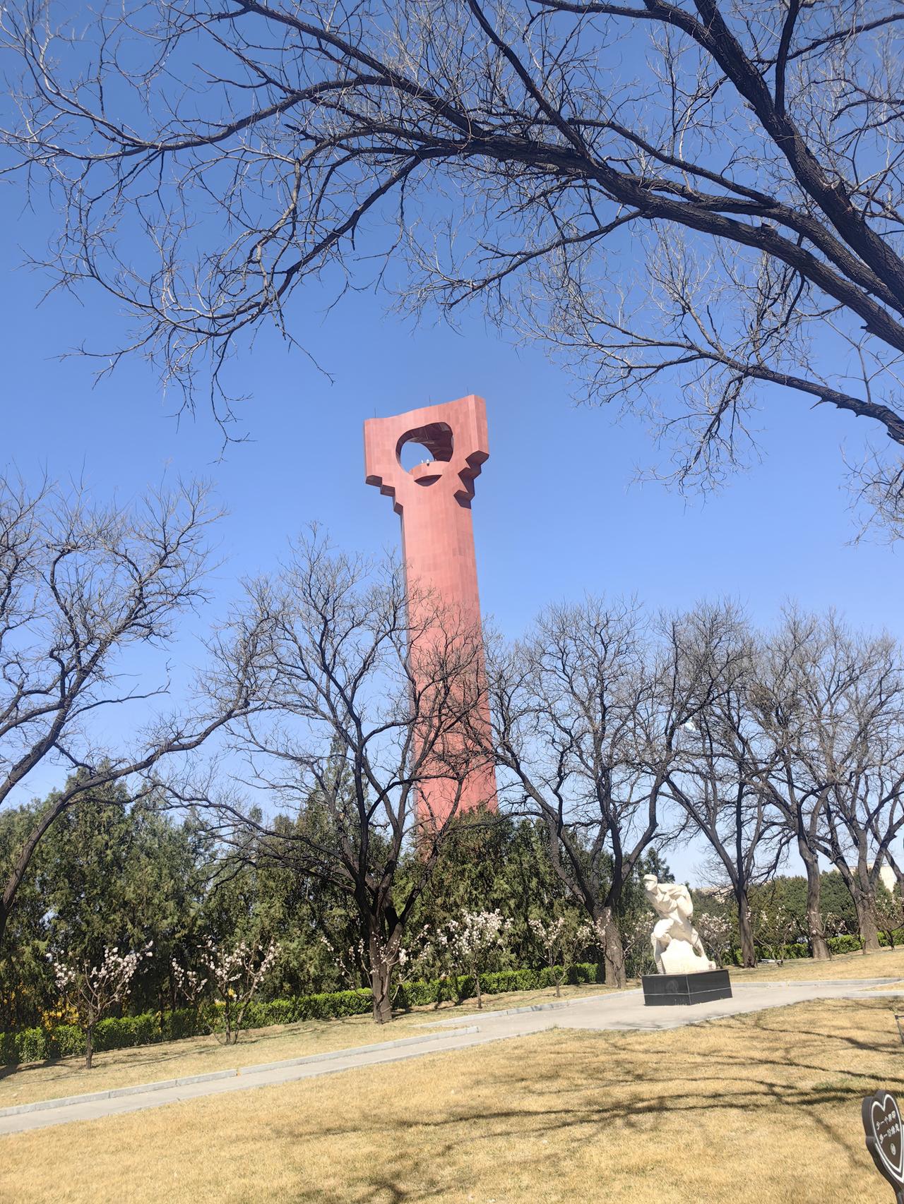 苗京京说：今天上午，我们全家一同前往太原解放纪念碑缅怀革命先烈，这也是我们第一