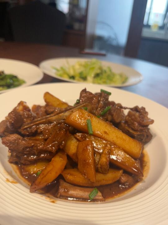 老妈家吃饭