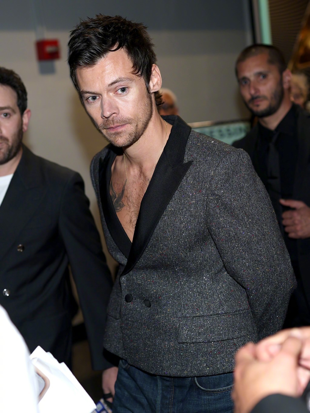 哈卷-哈里·斯泰尔斯现身第68届格莱美奖颁奖典礼，为当晚最后一位颁奖嘉宾坏兔子