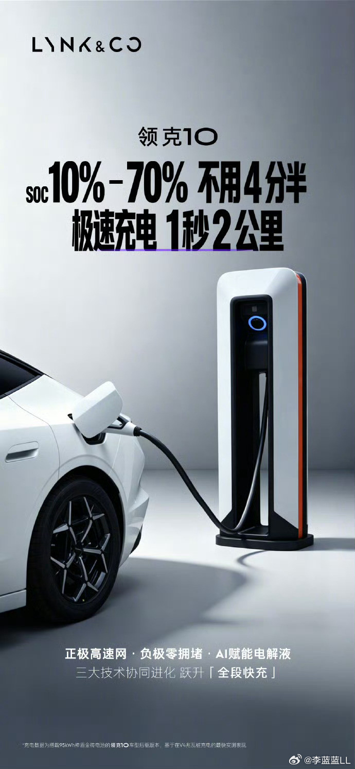 我去！这快充谁顶得住？！900V95度神盾电池，10%-70%仅4分22秒，一秒