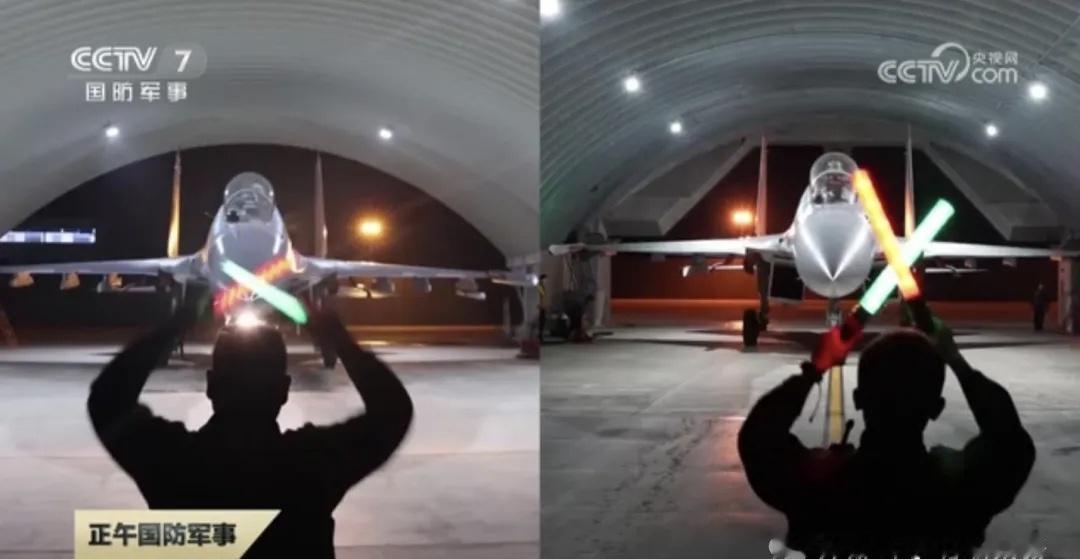 这可太有意思了，训练结束后，苏30进普通机棚，歼16进带防爆门的机库，待遇相差确