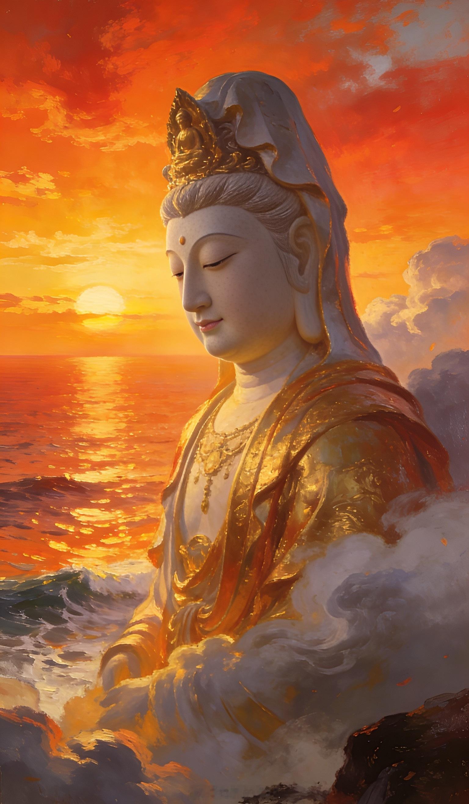 刷到别无视，菩萨为你挡灾了，虔诚礼赞，留下一句‘平安顺遂’，自此家庭和和美美，身