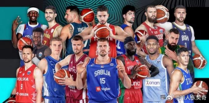 NBA球员在欧锦赛表现：东契奇:31.3分7.3板8.3助，投篮命中率40.5%