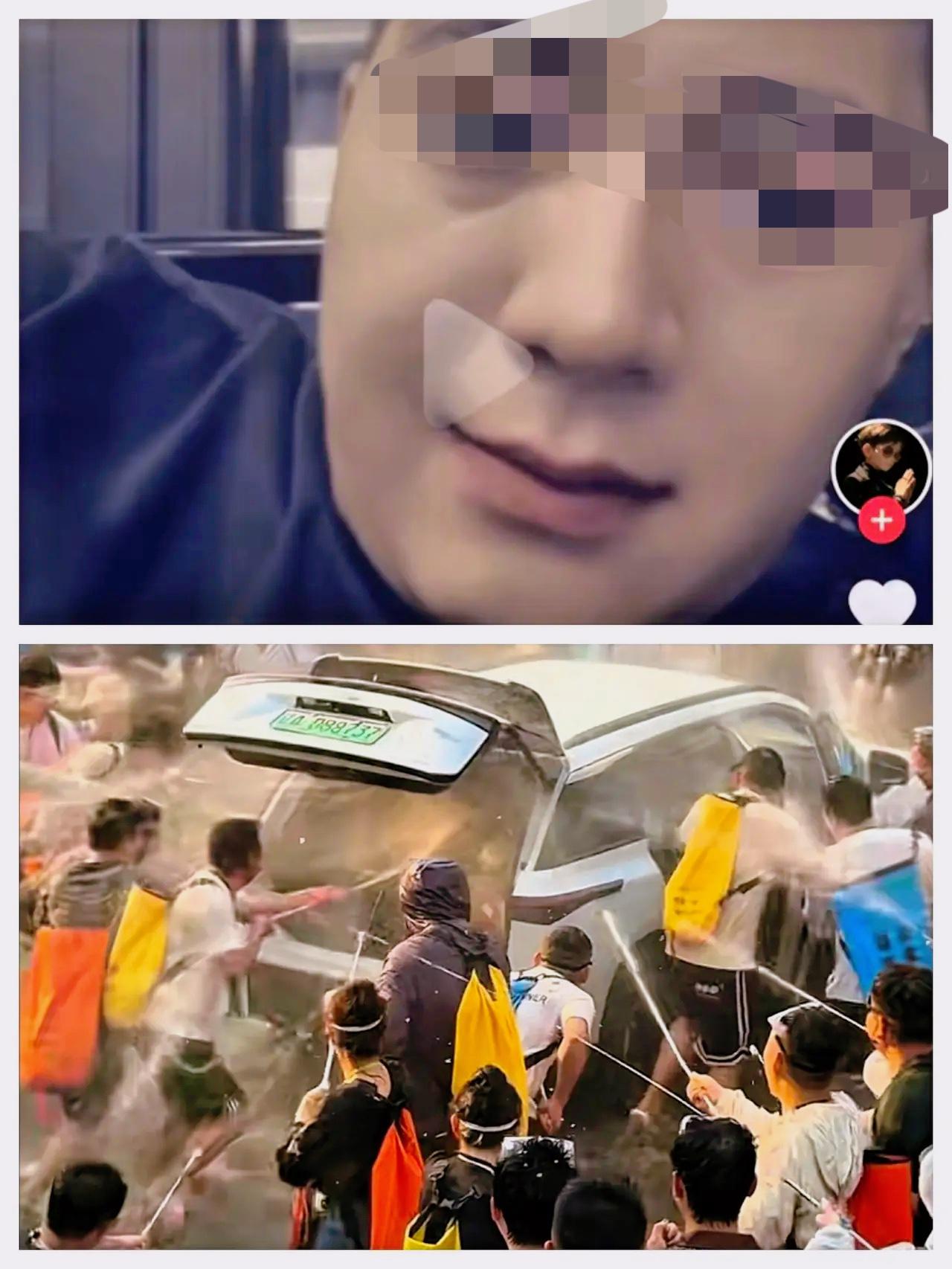 车辆被泼冒烟，老人成落汤鸡！泼水节的“泼车恶魔”终于被揪出，这结果真的大快人心