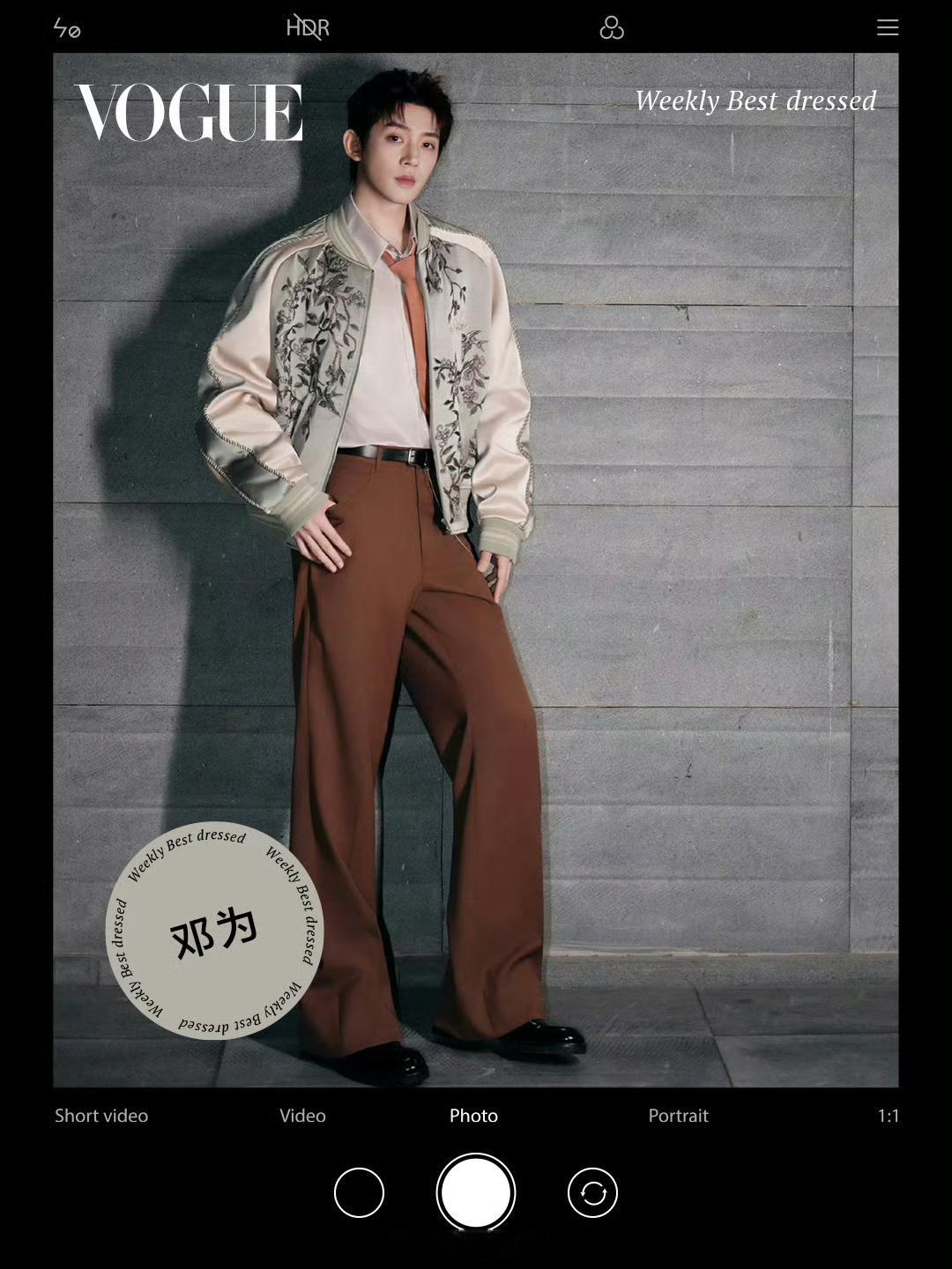 邓为VOGUE一周穿搭TOP邓为穿搭这一块方方面面太权威了，没有对手