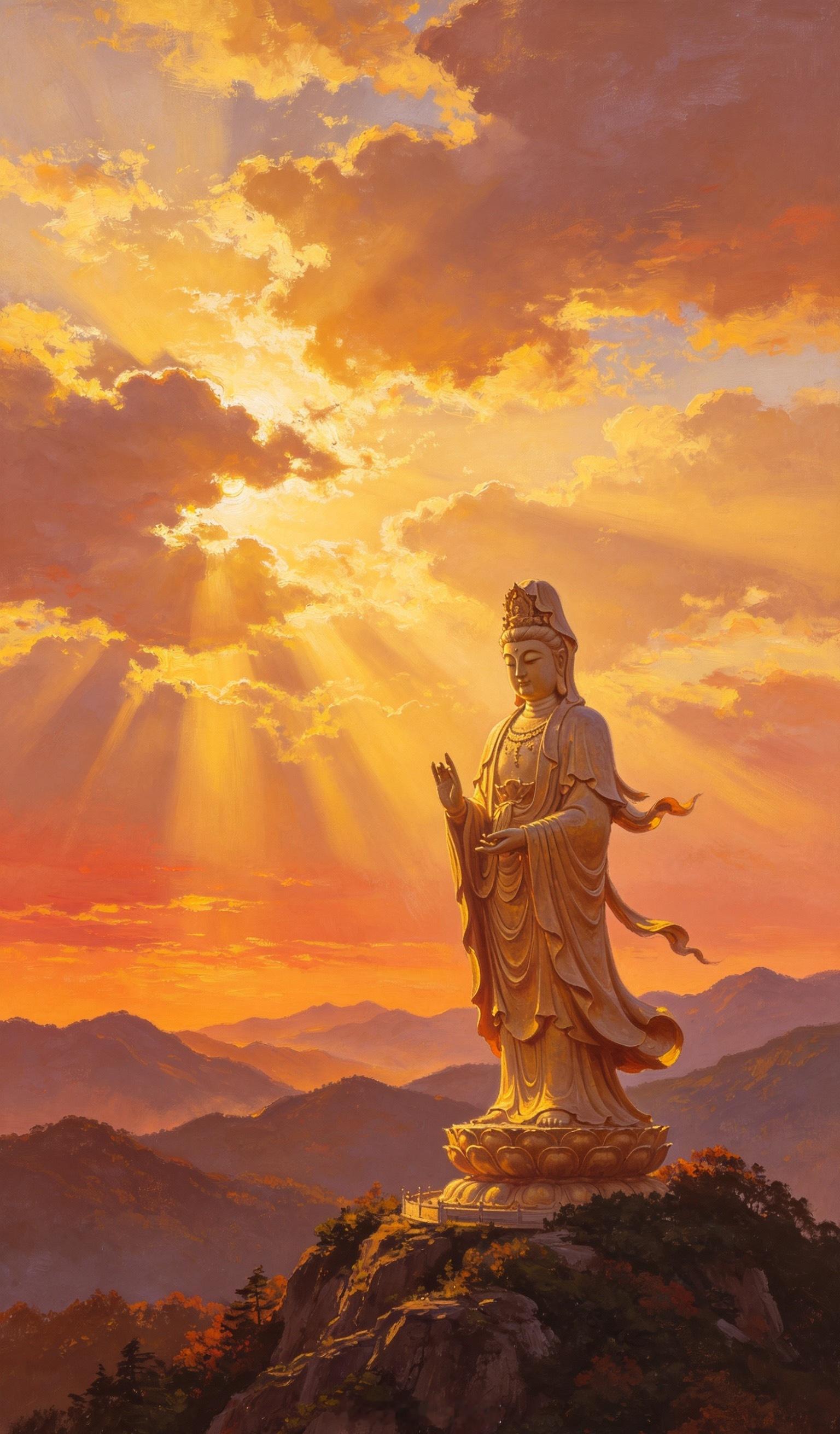 刷到不是偶然，是你的福报在发力，虔诚礼赞，菩萨为你扫去所有不顺，你的每一份坚持都