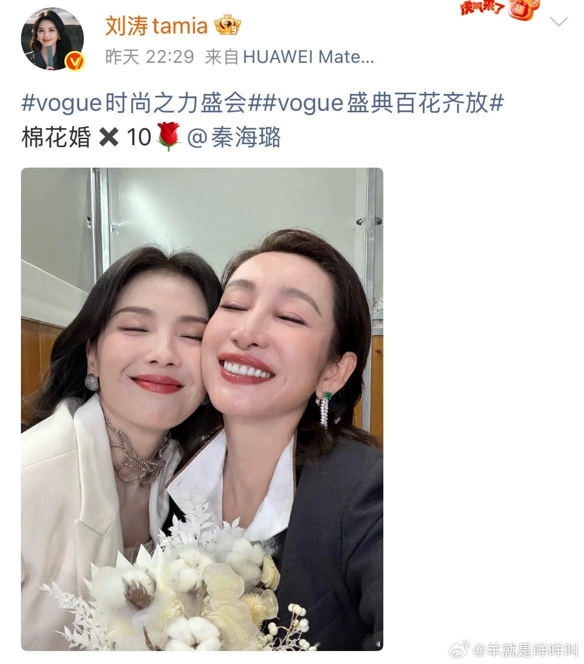 刘涛和秦海璐也在稳稳的幸福​​​