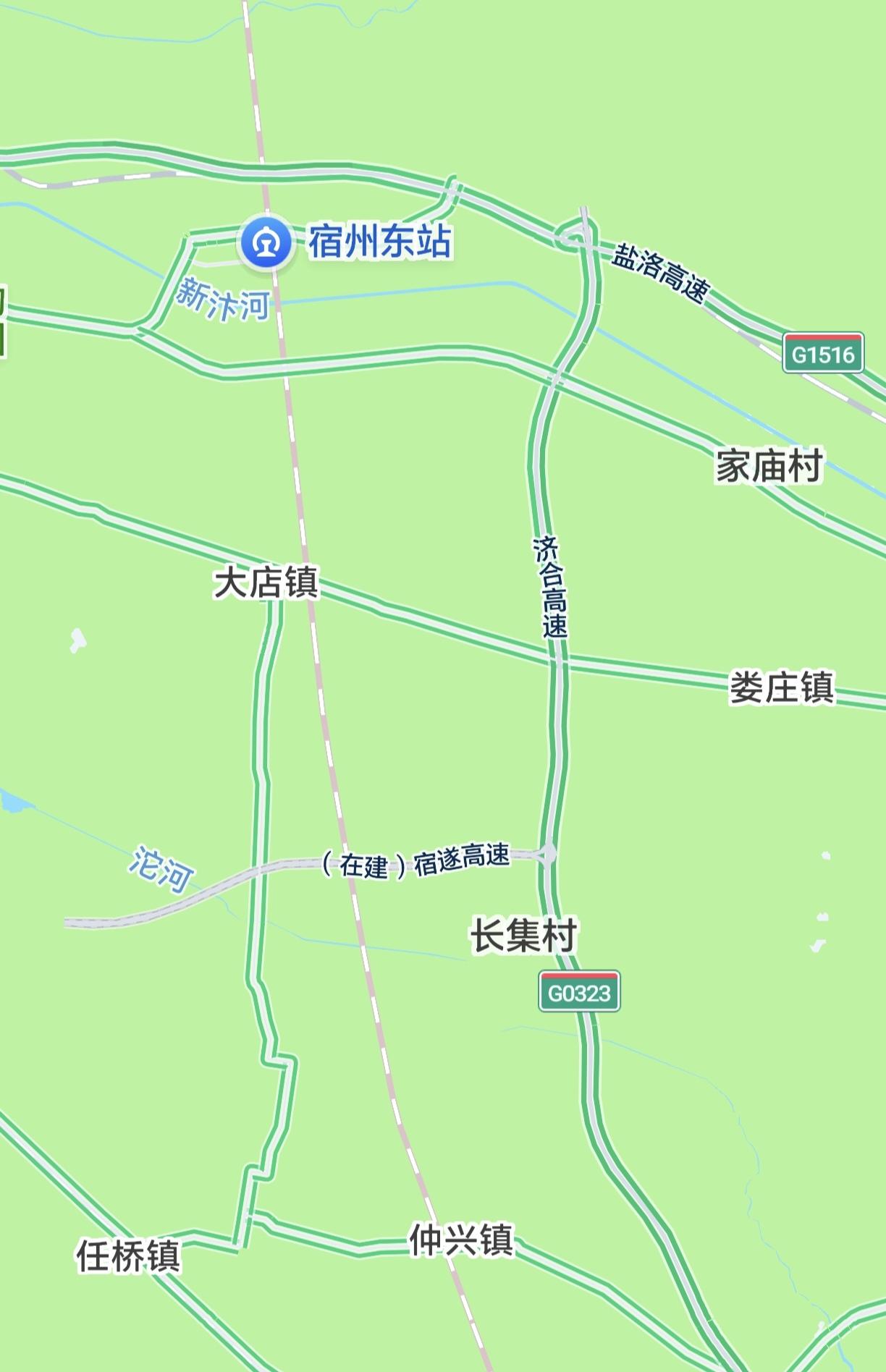 ［宿遂高速，宿州率先标注］念叨了一年的宿遂高速，终于在地图上标注