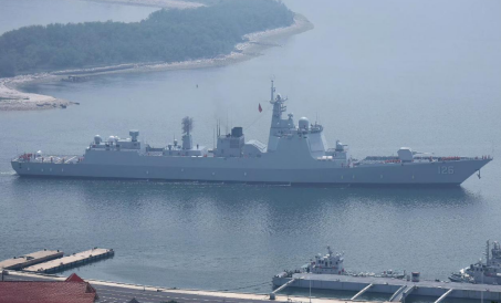 052D再度涂装新号，舷号127曝光，北部战区海军实力再升级近日，继052D型