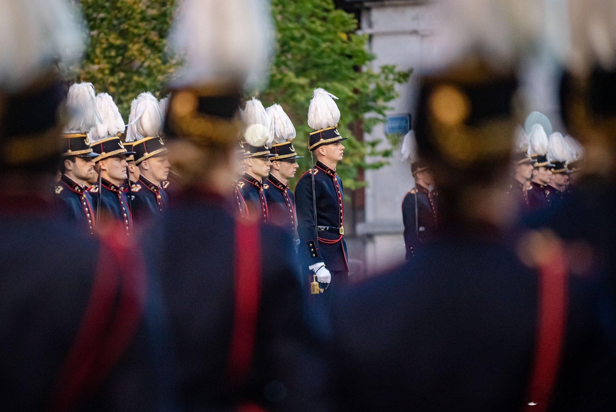 比利时王室🇧🇪9月30日，加布里埃尔王子在比利时皇家军事学院正式宣誓成为军