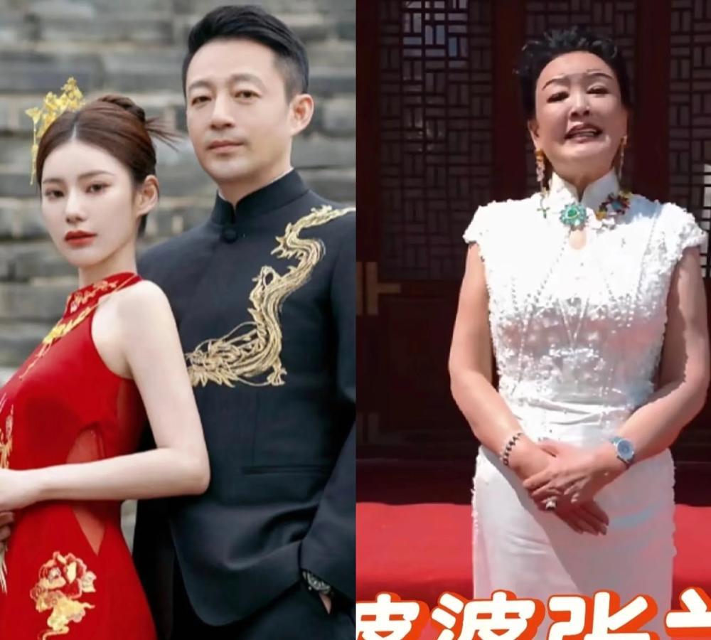 张兰这波婚礼致辞整得还挺正经，平时直播那股子咋呼劲儿全收起来了，背词儿不带磕巴的