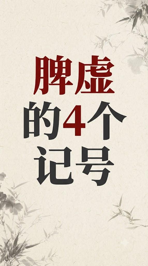 脾虚的人，身上往往有这4个“记号”，占两个以上该调理了！很多人长期处于亚健康状