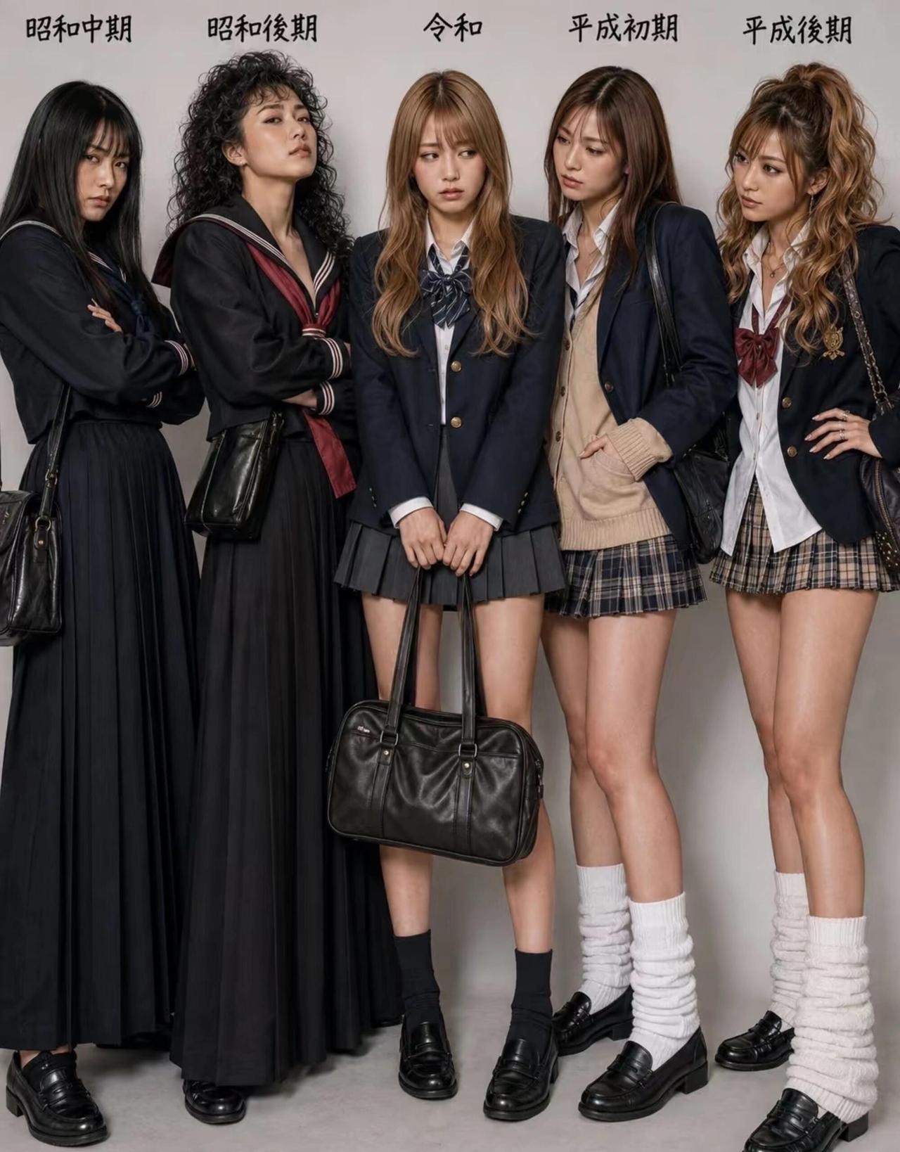 日本不同时代的“不良少女”和欧美不同时代的“不良少女”谁给你带来的压迫感最大？