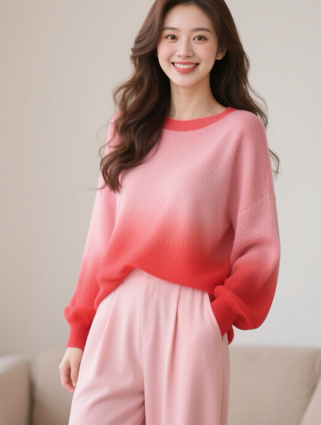 我就想问下，你看我到底是选择直发好看呢？还是选择这种卷发好看呢？[笑着哭][笑着哭]