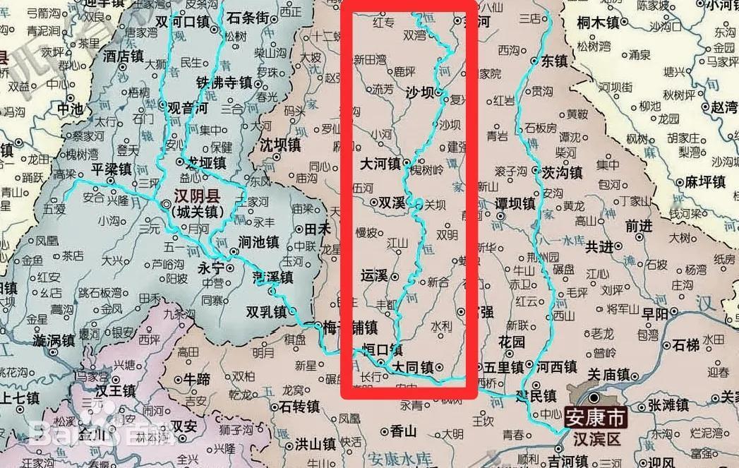 恒河是中国的吗？是的，中国也有一条恒河，位置在陕西省安康市汉滨区和汉阴县范围内，