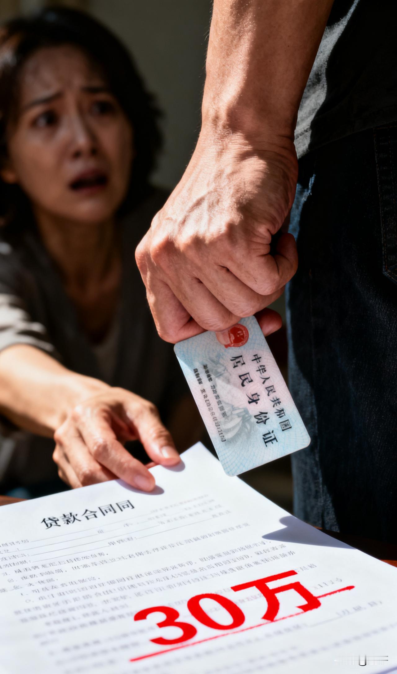 发现妻子拿我身份证偷偷给她哥做担保贷款30万，债主找上门我才知道如果不是那个