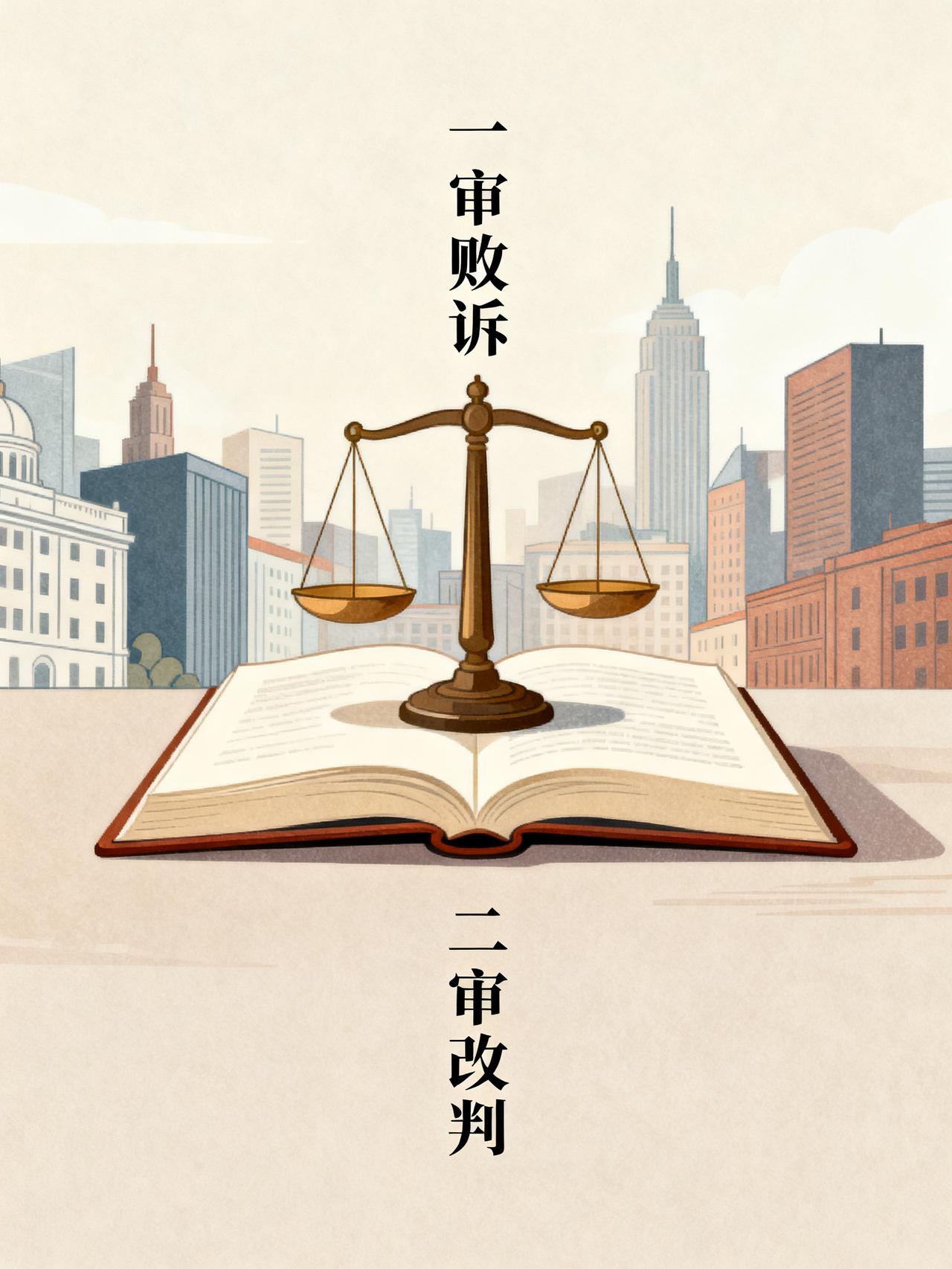 二审改判背后，是当事人先替一审错误买了单打过官司的人，多半都有过攥着一审败诉判