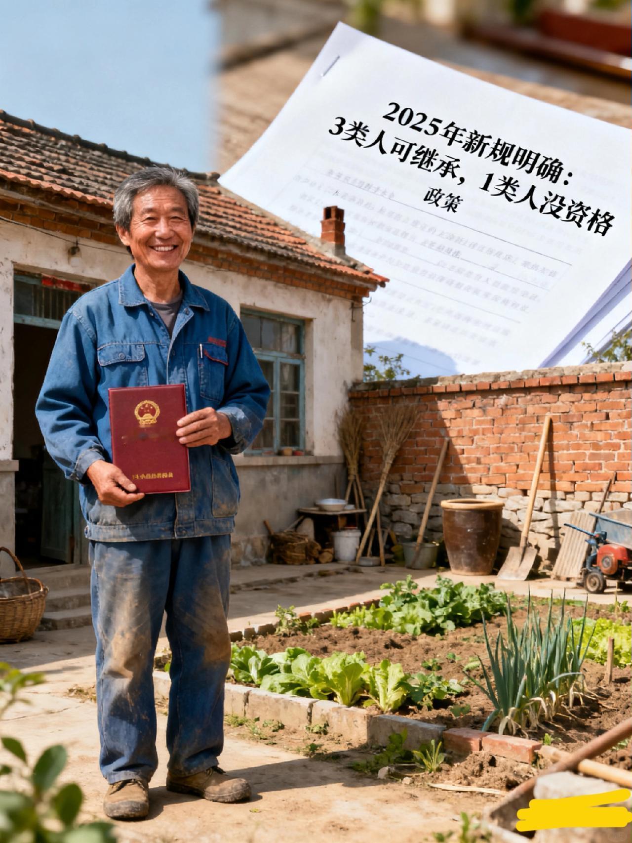 农村宅基地能继承吗？2025年新规明确：这3类人可继承，1类人没资格“老家