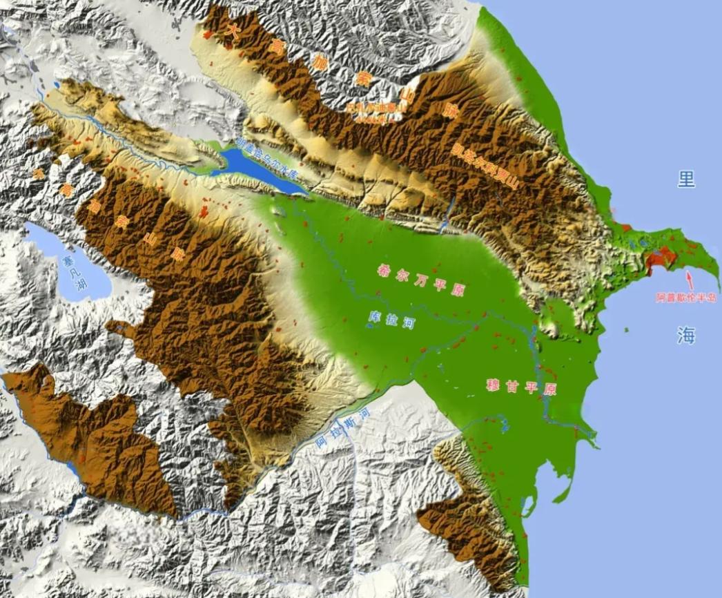 阿塞拜疆面积虽小，国土质量却是出奇的高。放眼整个中东，土地比它好的国家真没几个。