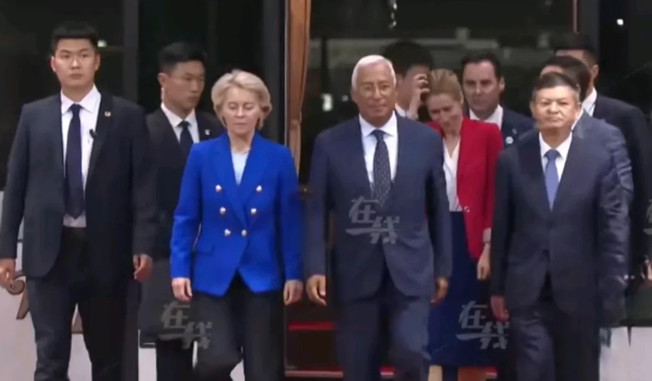 很难欧洲理事会主席和欧盟委员会主席都到中国来了。欧盟没有美国的支持什么都难做