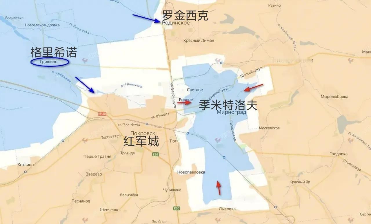 过去数小时内，在波克罗夫斯克（红军城）的俄军中部集群第2集团军的突击队继续清剿波