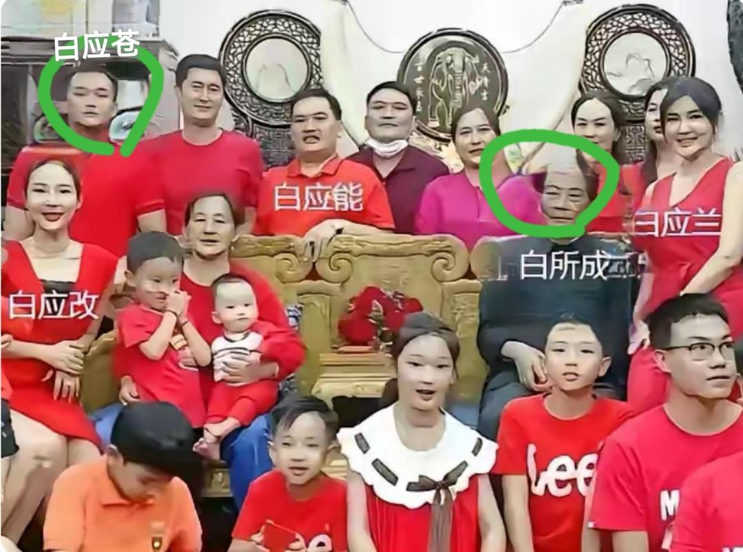 白所成！本来也是有福之人。膝下6子女，也可谓人丁兴旺，儿孙满堂，享受天伦之乐